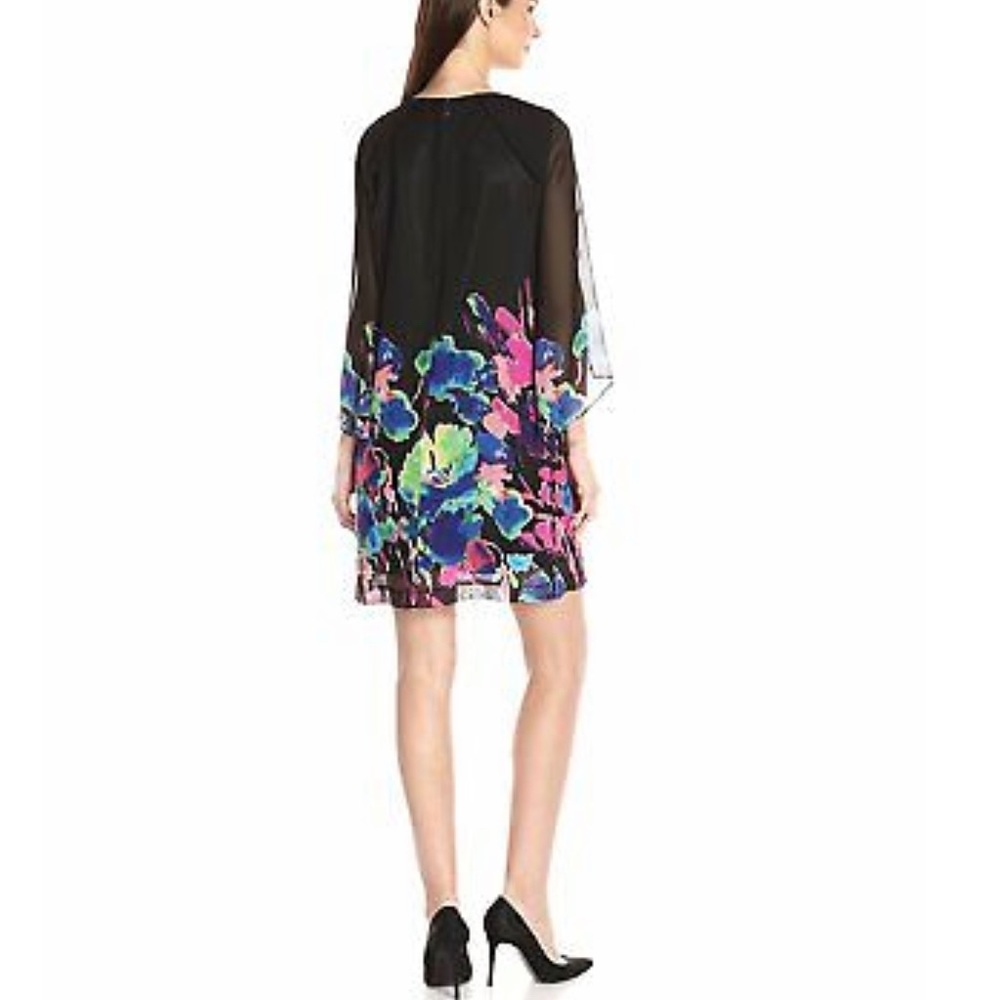 Tahari by ASL Tulip Sleve Floral Print - Picture 2 of 4